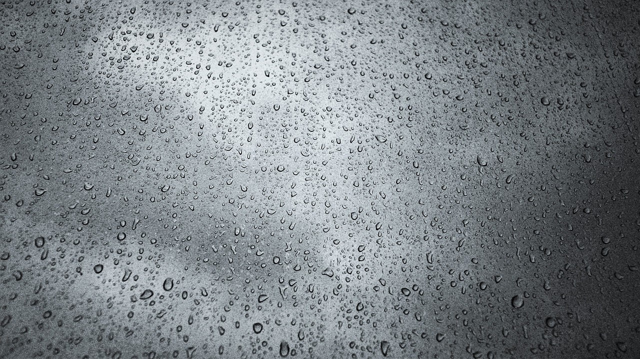 raindrops, window, rainy day